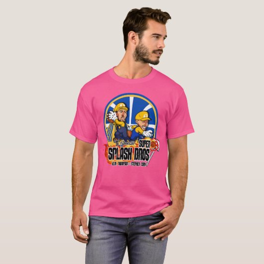 Super Splash Bros T-shirt (Voorkant volledig)