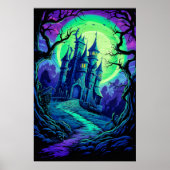 Super Spooky Halloween Haunted House Poster (Voorkant)