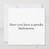 Super Spooky Halloween Pumpkins Kaart (Achterkant)
