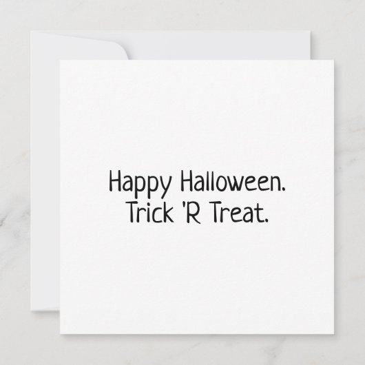 Super Spooky Haunted House Kaart (Achterkant)