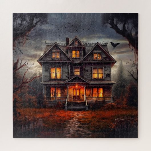 Super Spooky Haunted House Legpuzzel (Horizontaal)