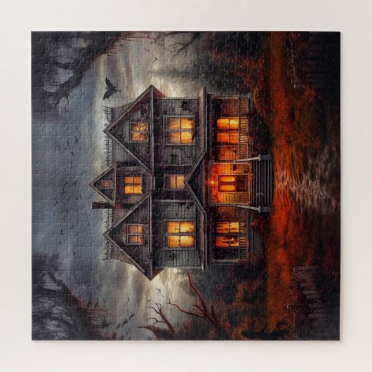 Super Spooky Haunted House Legpuzzel (Verticaal)