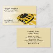 Super Sportief geel Visitekaartje (Voorkant / Achterkant)