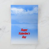 Super Squirrel Valentijn Delivery Service Feestdagen Kaart (Binnen)