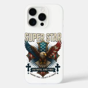 Super Star Eagle Embleem iPhone 16 Pro Hoesje