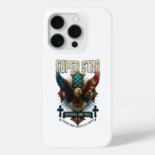 Super Star Eagle Embleem iPhone 15 Pro Case