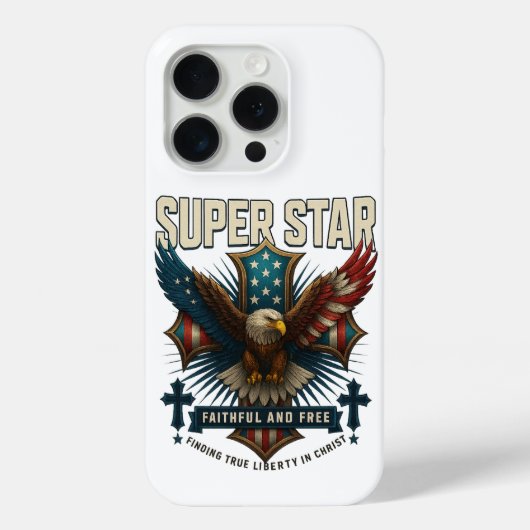 Super Star Eagle Embleem Case-Mate iPhone Case (Achterkant)