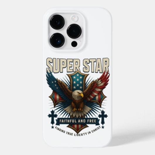 Super Star Eagle Embleem Case-Mate iPhone Case (Achterkant)