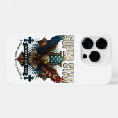Super Star Eagle Embleem Case-Mate iPhone Case (Achterkant (horizontaal))