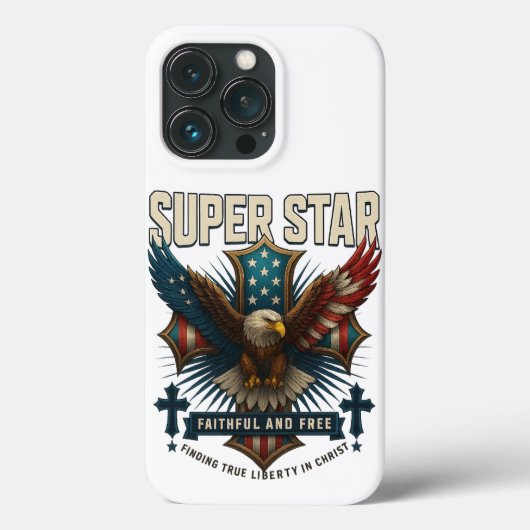 Super Star Eagle Embleem Case-Mate iPhone Case (Achterkant)