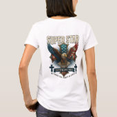 Super Star Eagle Embleem T-shirt (Achterkant)