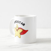 Super Star Funny Astronomy Pun Koffiemok (Voorkant links)