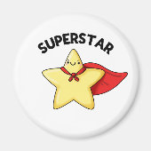 Super Star Funny Astronomy Pun Magneet (Voorkant)
