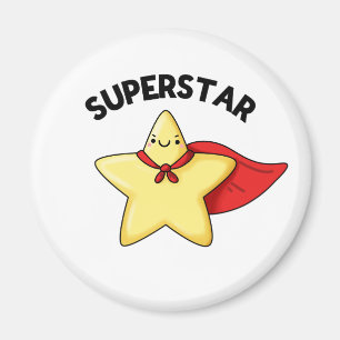 Super Star Funny Astronomy Pun Magneet