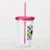 SUPER STAR GYMNAST MEISJE ONTWERP ACRYL DRINKBEKER (Rechts)