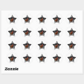 Super Star Kip Ronde Sticker (Vel)