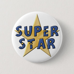 Super Star-knop Ronde Button 5,7 Cm