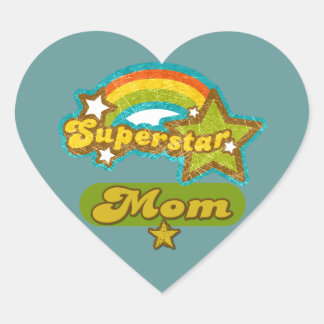 Super Star mama Hart Sticker