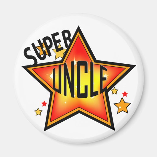 Super Star oom Funny Magnet (Voorkant)