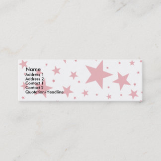 Super Star-profielkaarten Mini Visitekaartje