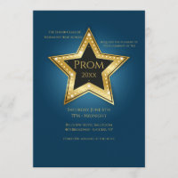 Super Star Prom-uitnodigingen