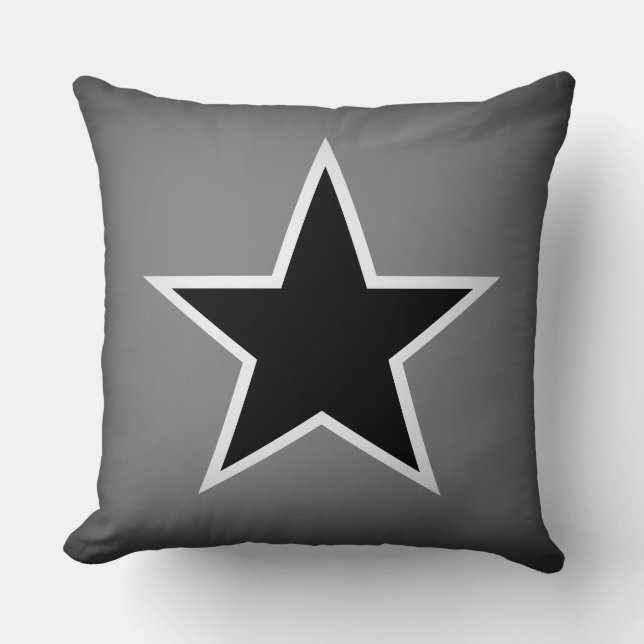 Super Star Speciale Worpkussen Mono Kussen (Voorkant)