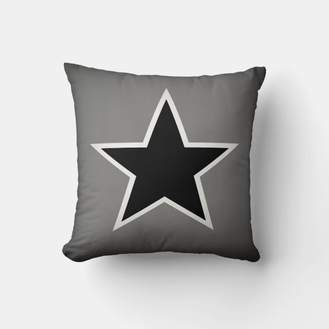 Super Star Speciale Worpkussen Mono Kussen (Voorkant)