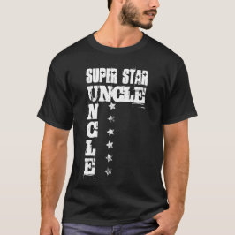 Super Star UNCLE met runge Stars 7 T-shirt