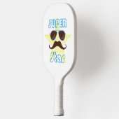Super Star with sunglasses and mustache Pickleball Paddle (Links)