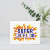Super Statistist Briefkaart (Staand voorkant)