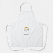 Super Step Dad the Legend Apron – BBQ Gift Schort (Voorkant)