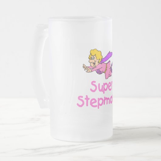 Super Stepmama (vliegen) Matglas Bierpul (Voorkant links)