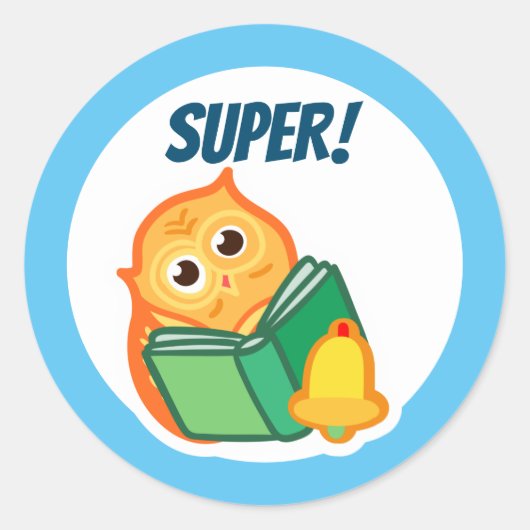 SUPER! Sticker Award — Aanpassen (Voorkant)