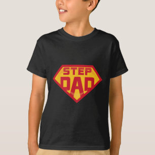 Super stiefvader grappige held stiefvader verjaard t-shirt