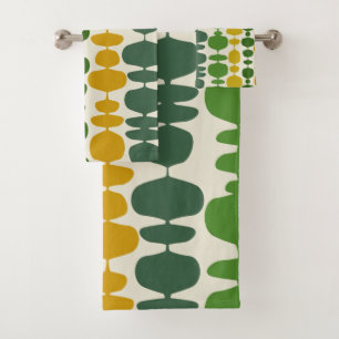 Super-stijl model 60s 70s handdoekset bad handdoek