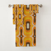 Super-stijl model 60s 70s handdoekset bad handdoek (Insitu)