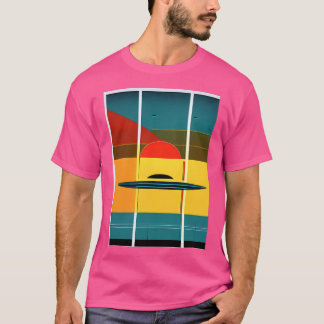 Super stijlvol UFO-ontwerp T-shirt