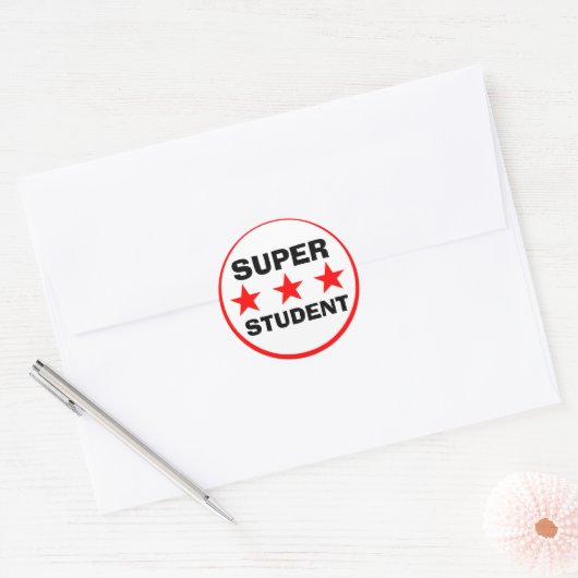 Super Student School Sticker (Envelop)