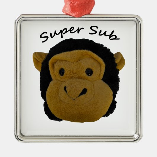 Super Sub Metalen Ornament (Voorkant)