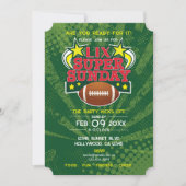 Super Sunday Football Party Kaart (Voorkant)