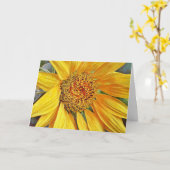 Super Sunflower Sluit Birthday Blessings Kaart (Gele Bloem)
