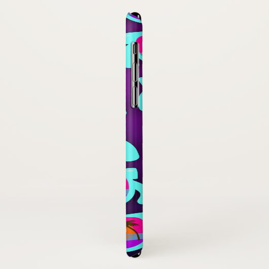 Super Sunset Shades Pattern Case-Mate iPhone Case (Achterkant/links)