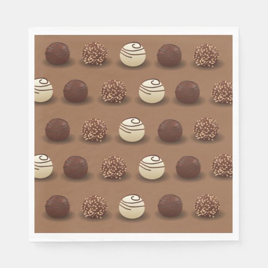 Super Sweet Chocolate Birthday Party Servet (Voorkant)