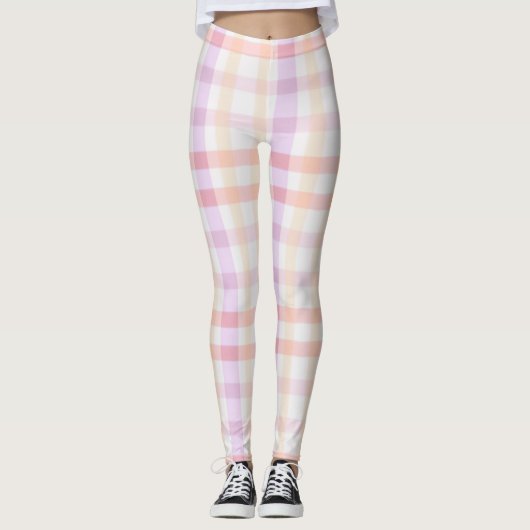 Super Sweet Plaid Leggings (Voorkant)
