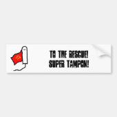 Super Tampon Bumpersticker (Voorkant)
