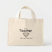 Super Teacher Canvas Canvas tas (Voorkant)