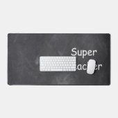 Super Teacher Chalkboard Design Class Decoration Bureaumat (Keyboard & Muis)