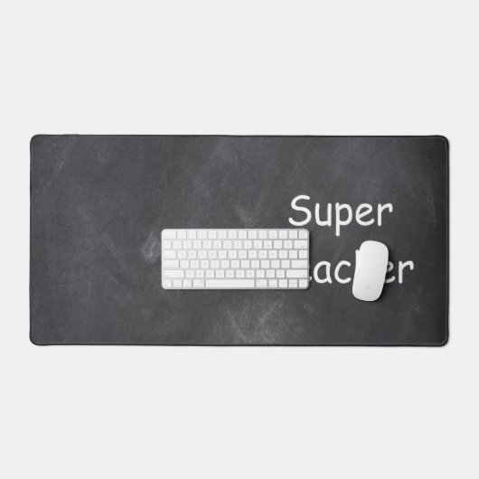 Super Teacher Chalkboard Design Class Decoration Bureaumat (Keyboard & Muis)