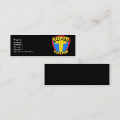 Super Teacher Skinny Profile Cards Mini Visitekaartje (Voorkant / Achterkant)
