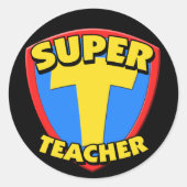 Super Teacher Sticker (Voorkant)